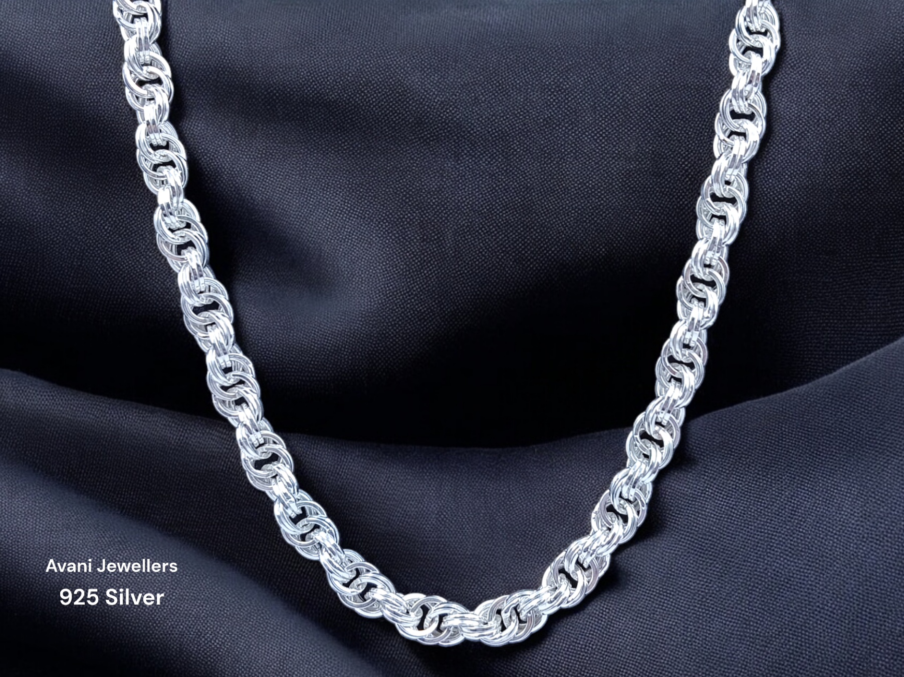 Silver Gents Chain @₹9354