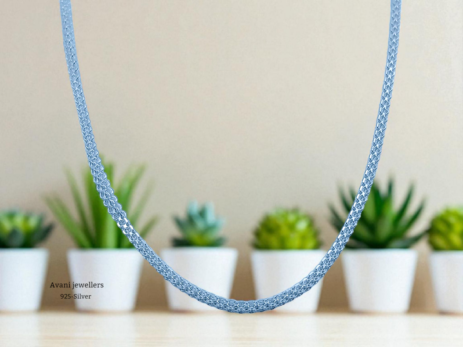 Silver Gents Chain @₹2577