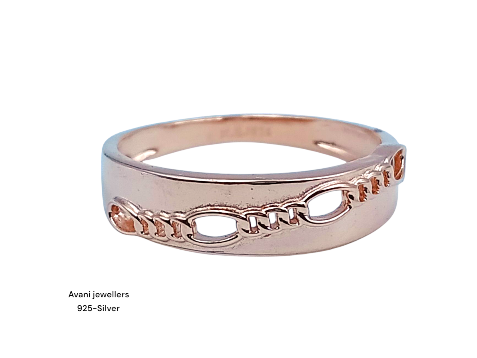 Silver Ladies Plain Ring only @ ₹626