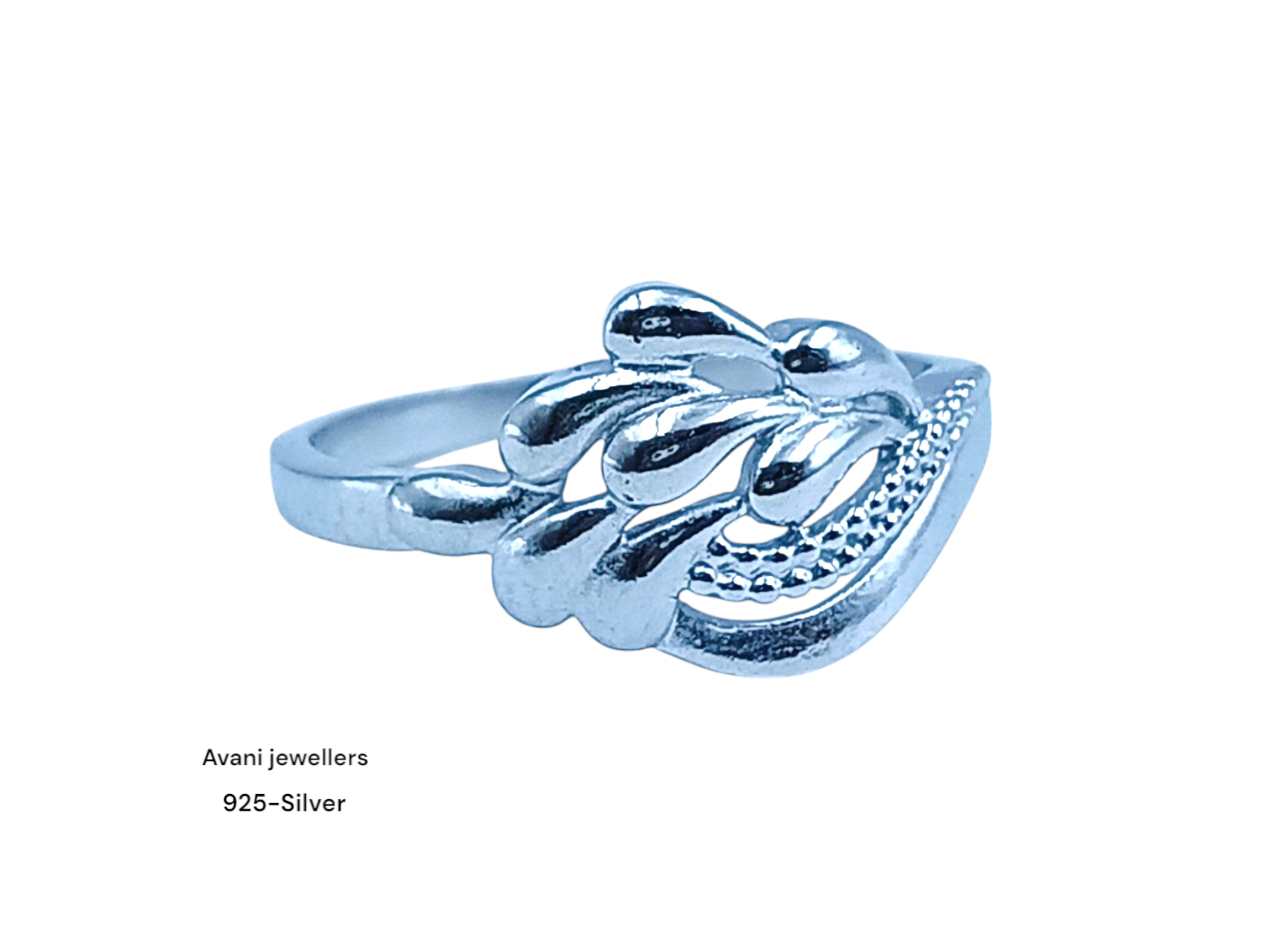 Silver Ladies Plain Ring only @ ₹734