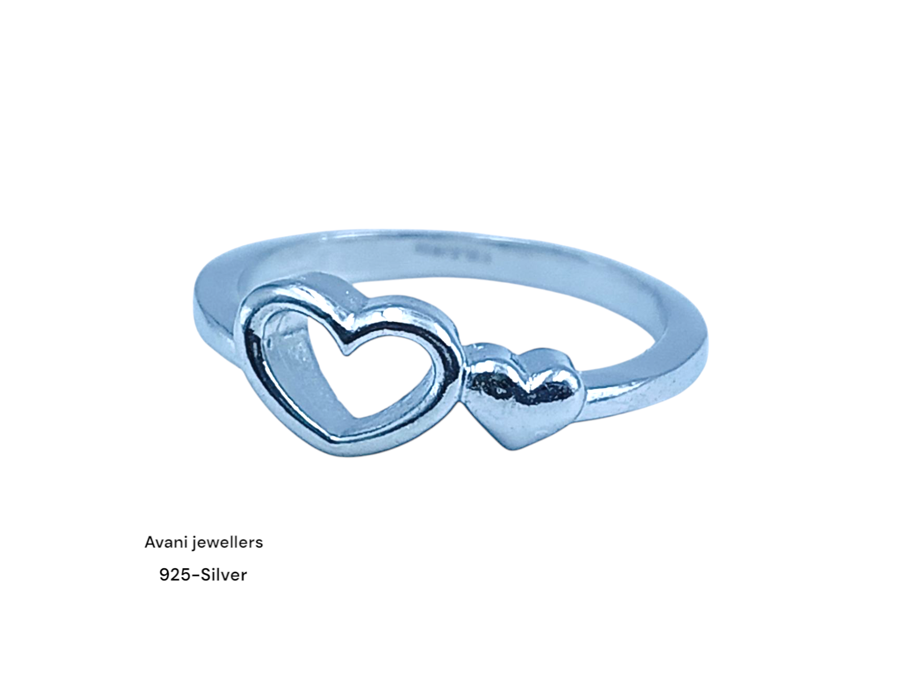 Silver Ladies Plain Ring only @ ₹896