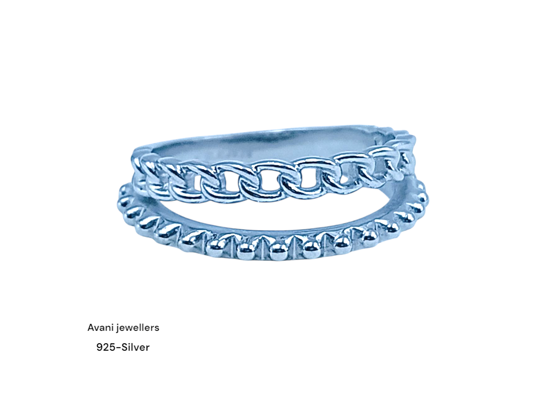 Silver Ladies Plain Ring only @ ₹1310