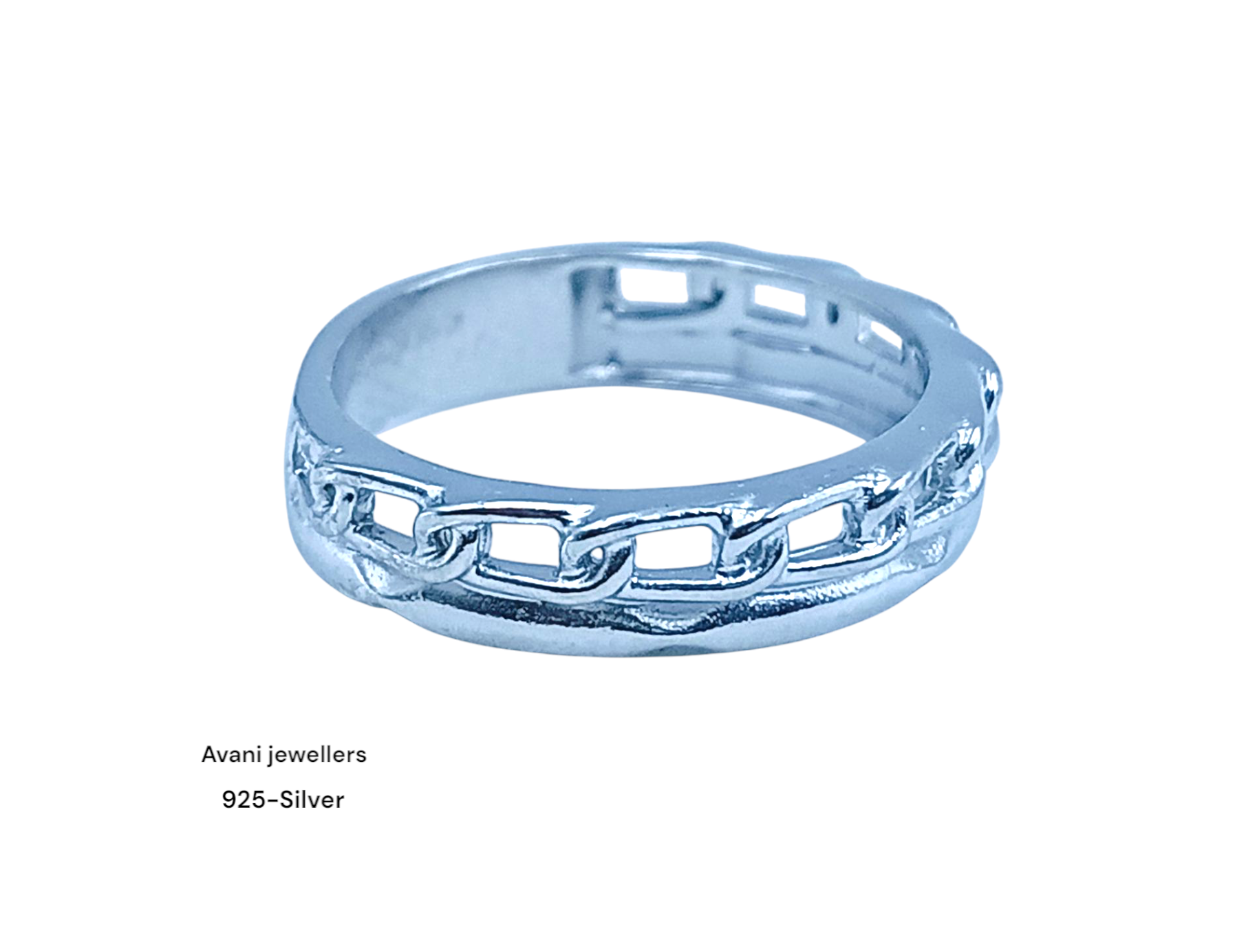Silver Ladies Plain Ring only @ ₹1103