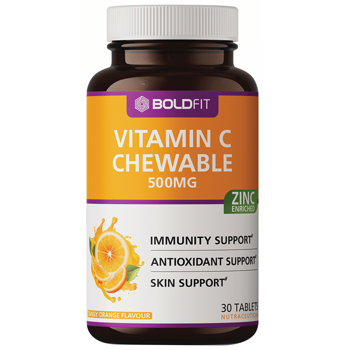 Boldfit Vitamin C 500mg Chewable...