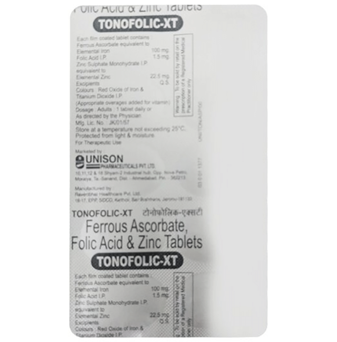 Tonofolic Xt Tablet