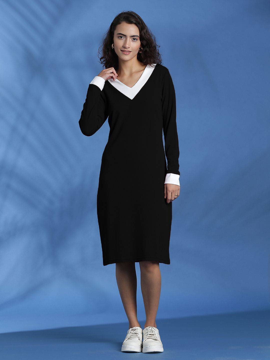 Kotty Women  V-Neck Bodycon Dress