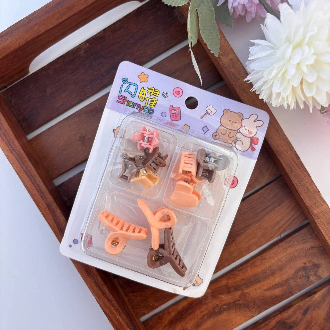 ✨ Mini Pastel Hair Claw Set 3 in 1