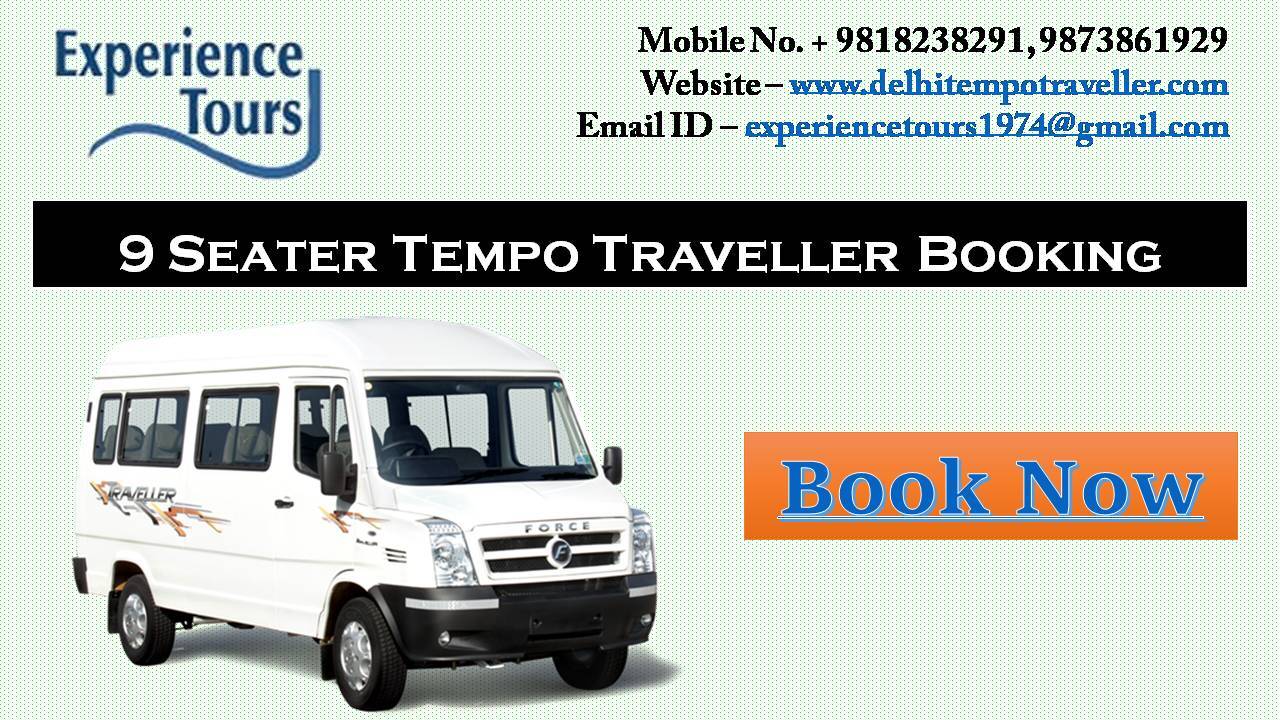 9 Seater Tempo Traveller on Rent
