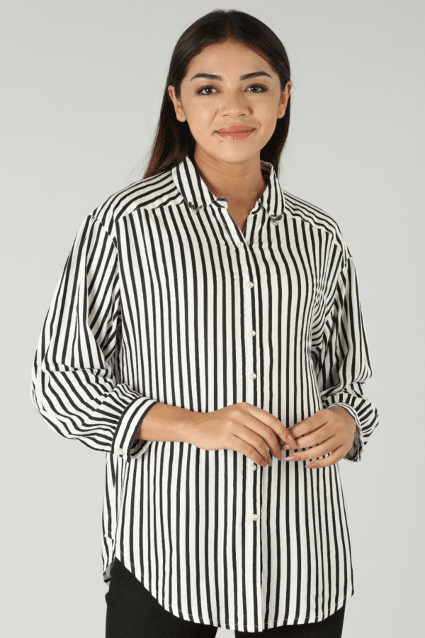 Sleek Striped Shirt