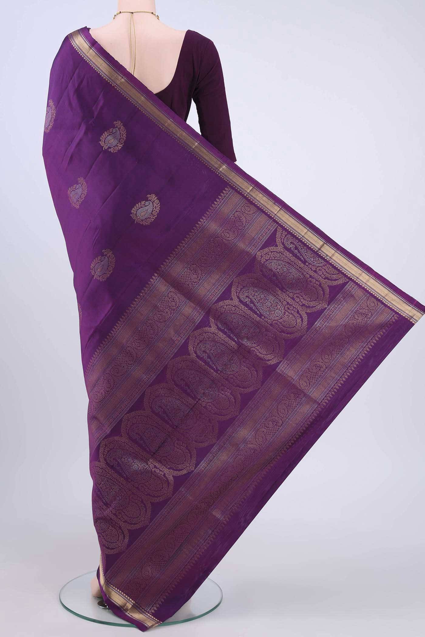 Magenta Soft Silk Saree Buy at ₹13518