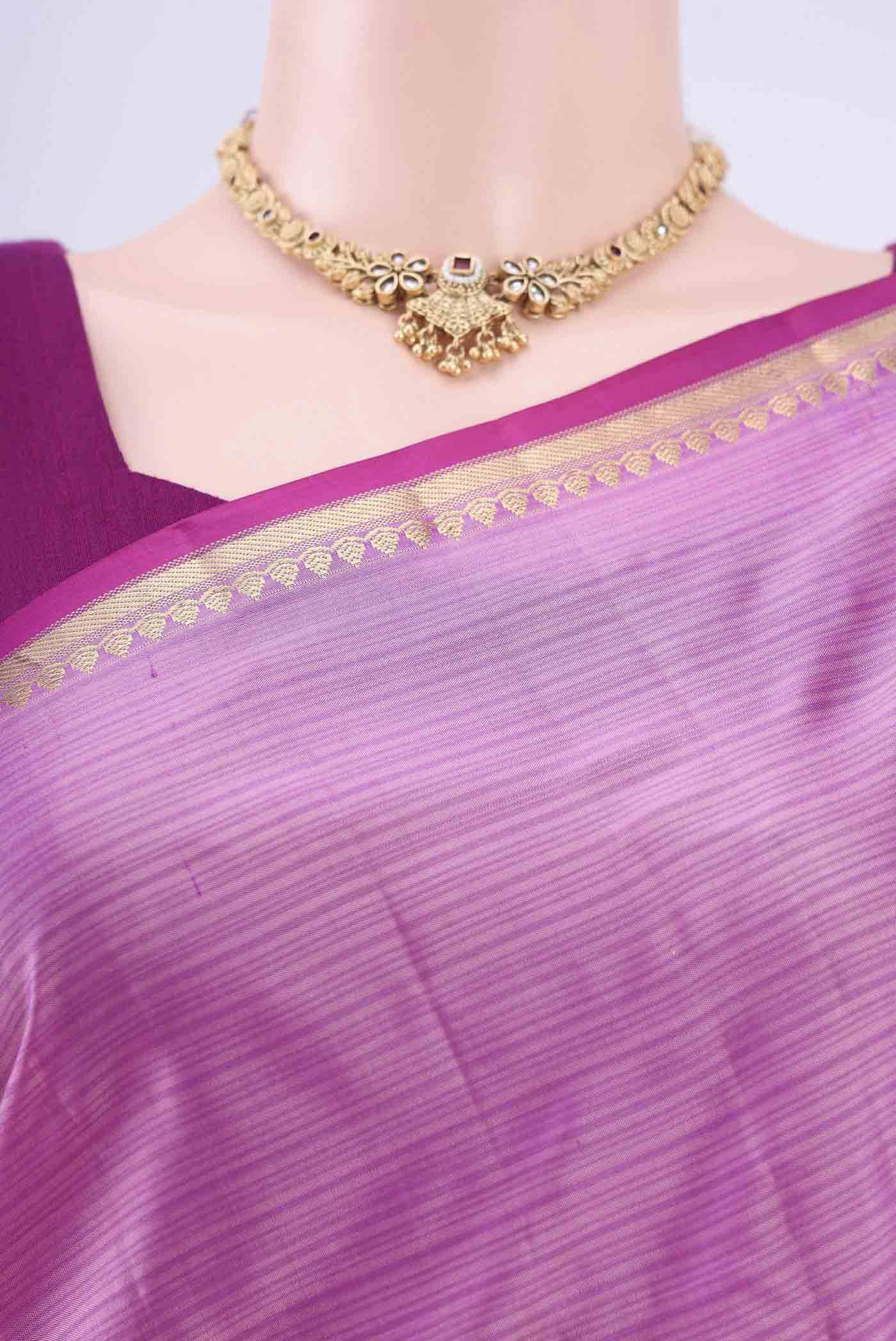 Rose pink Nangavalli Silk [ Salem ] Saree Buy at ₹8660