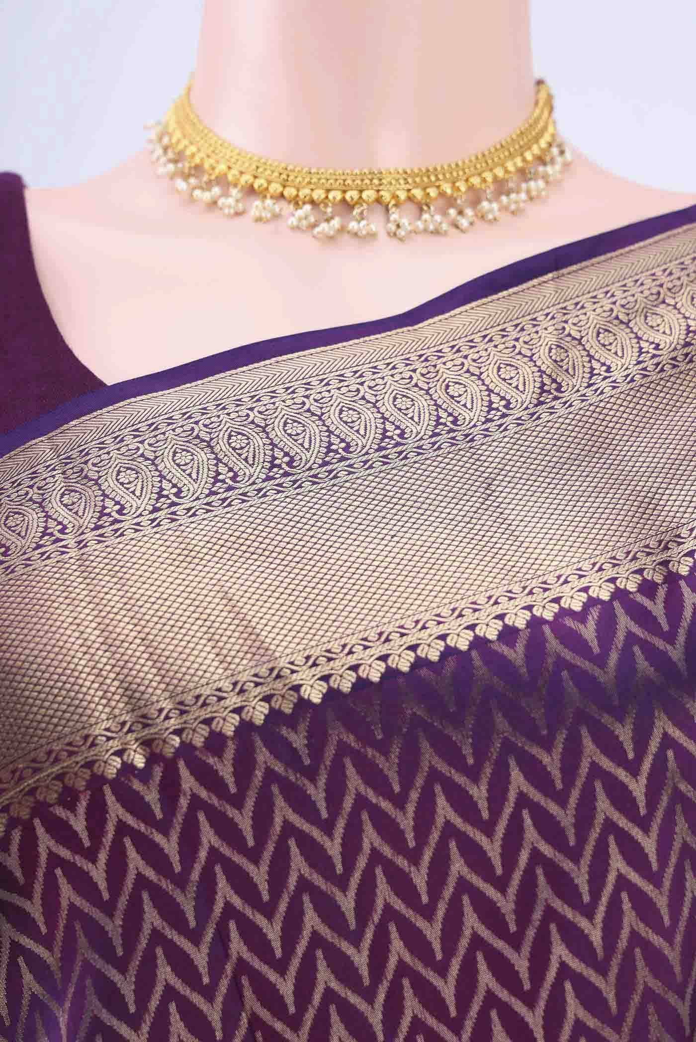 Purple Soft Silk Saree Buy at ₹15375