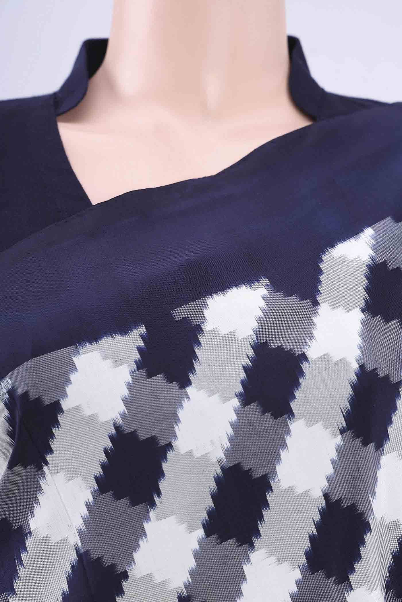 Off White Pochampally Silk Saree Buy at ₹25626