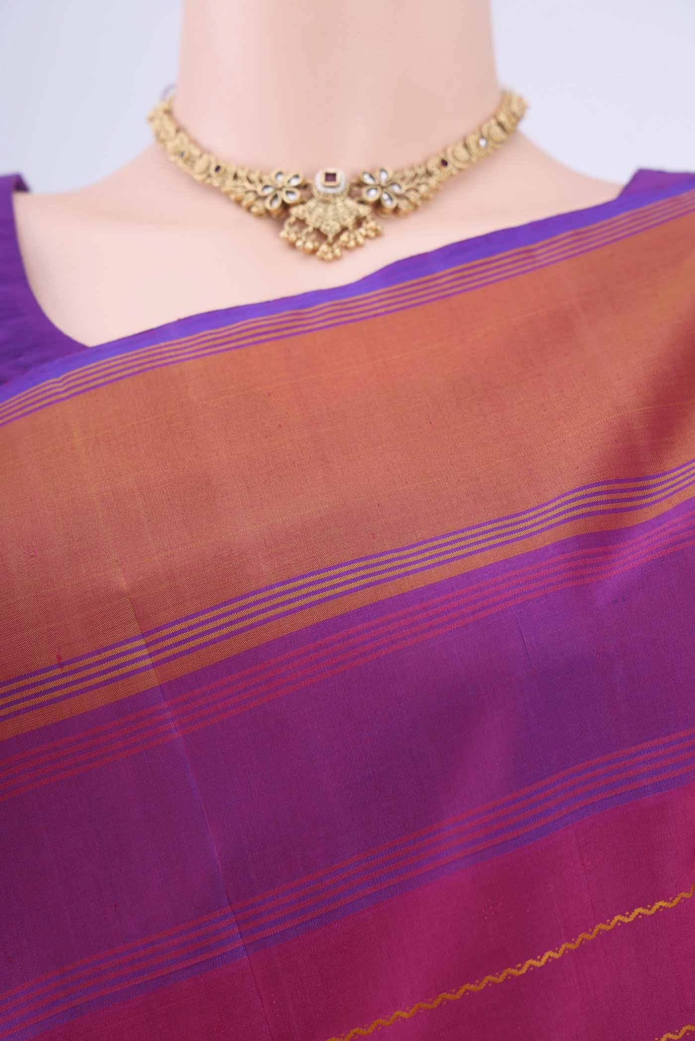 Magenta Kanchipuram Saree Buy at ₹13903