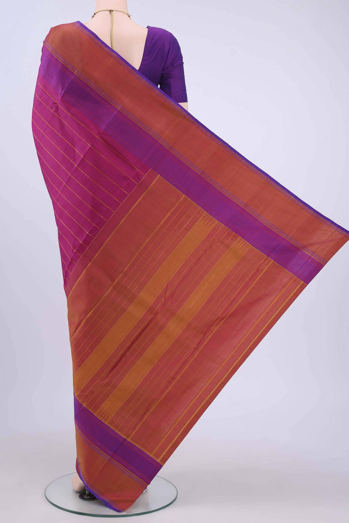 Magenta Kanchipuram Saree Buy at ₹13903