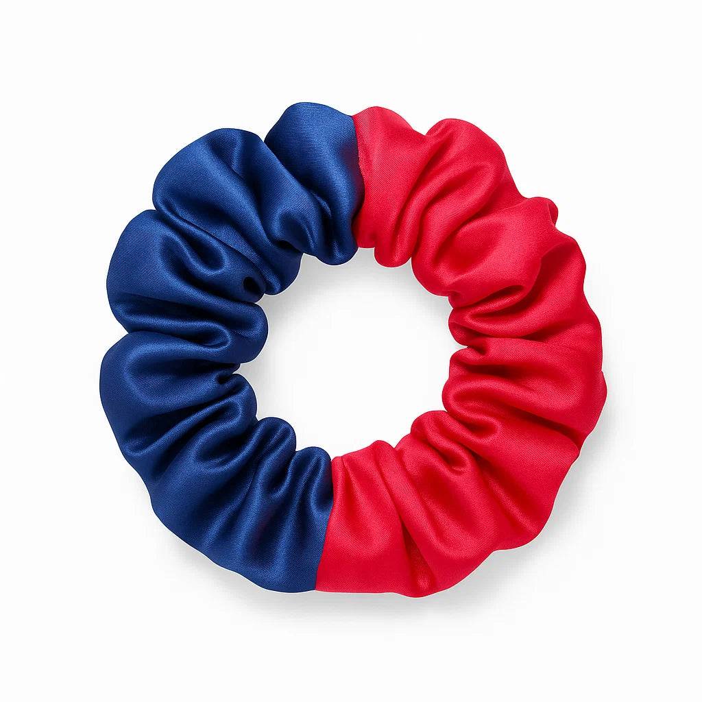Dual Tone Scrunchies – Stylish & Soft Hair Tie for Women and Girls (Random Color) (Pack of 1) Buy @ ₹79
