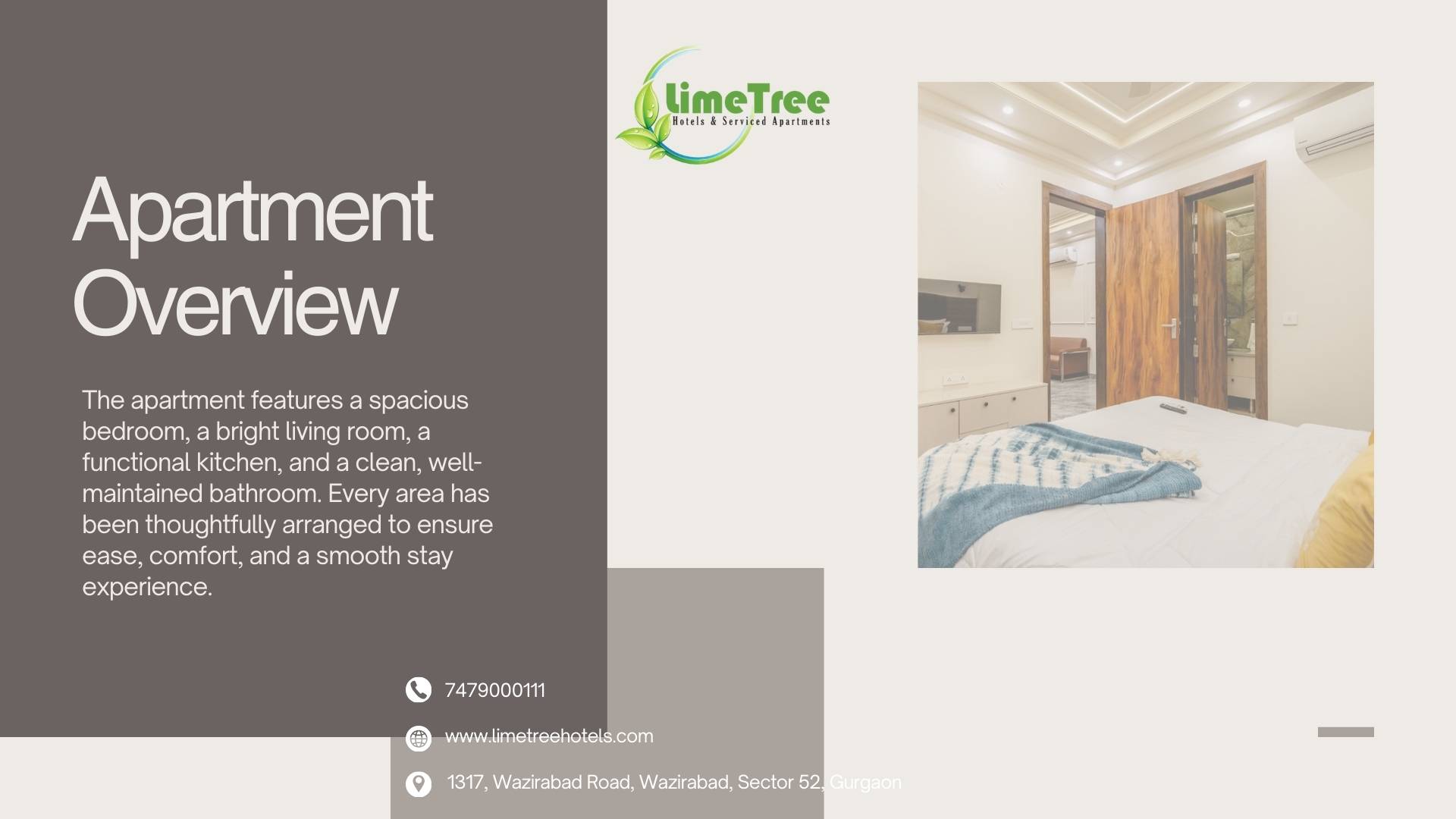 Clean & Comfortable 1BHK Service Apartment Near Sector 52 Gurgaon