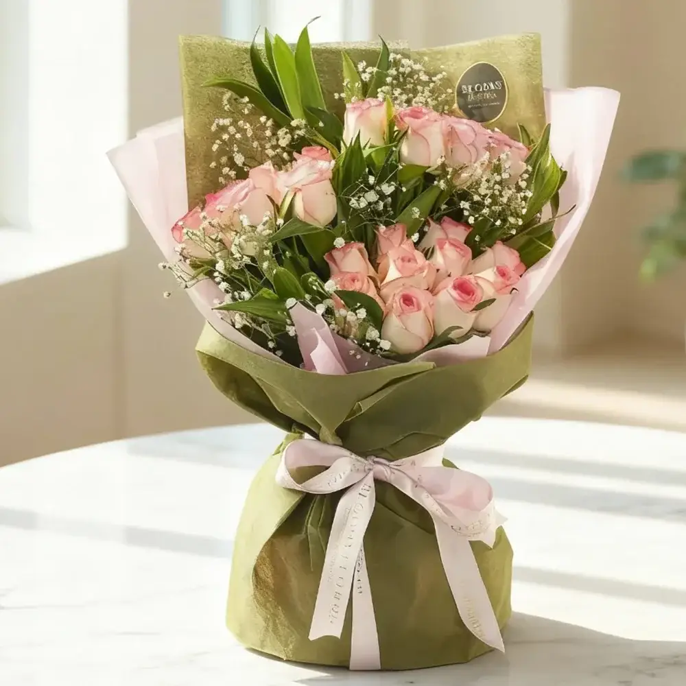 A bouquet of Pink Roses