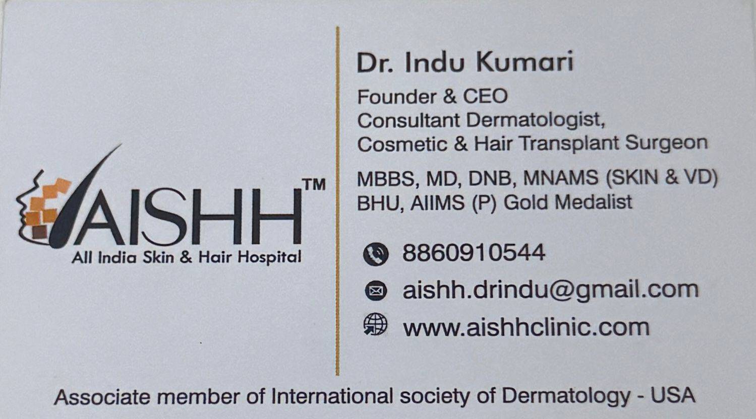 AISHH Clinic- Skin and Hair Dermatologist