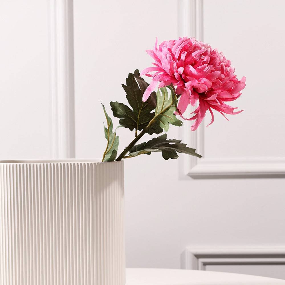 Allouise Chrysanthemum Faux Stem - Crimson