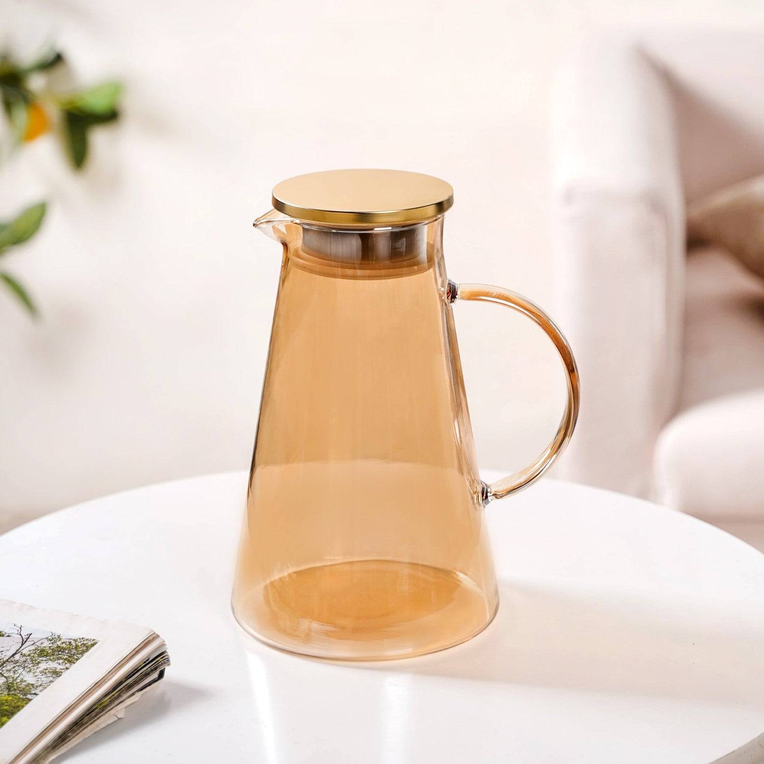 Amber Jug with Metal Lid 1800ml buy only at ₹1050