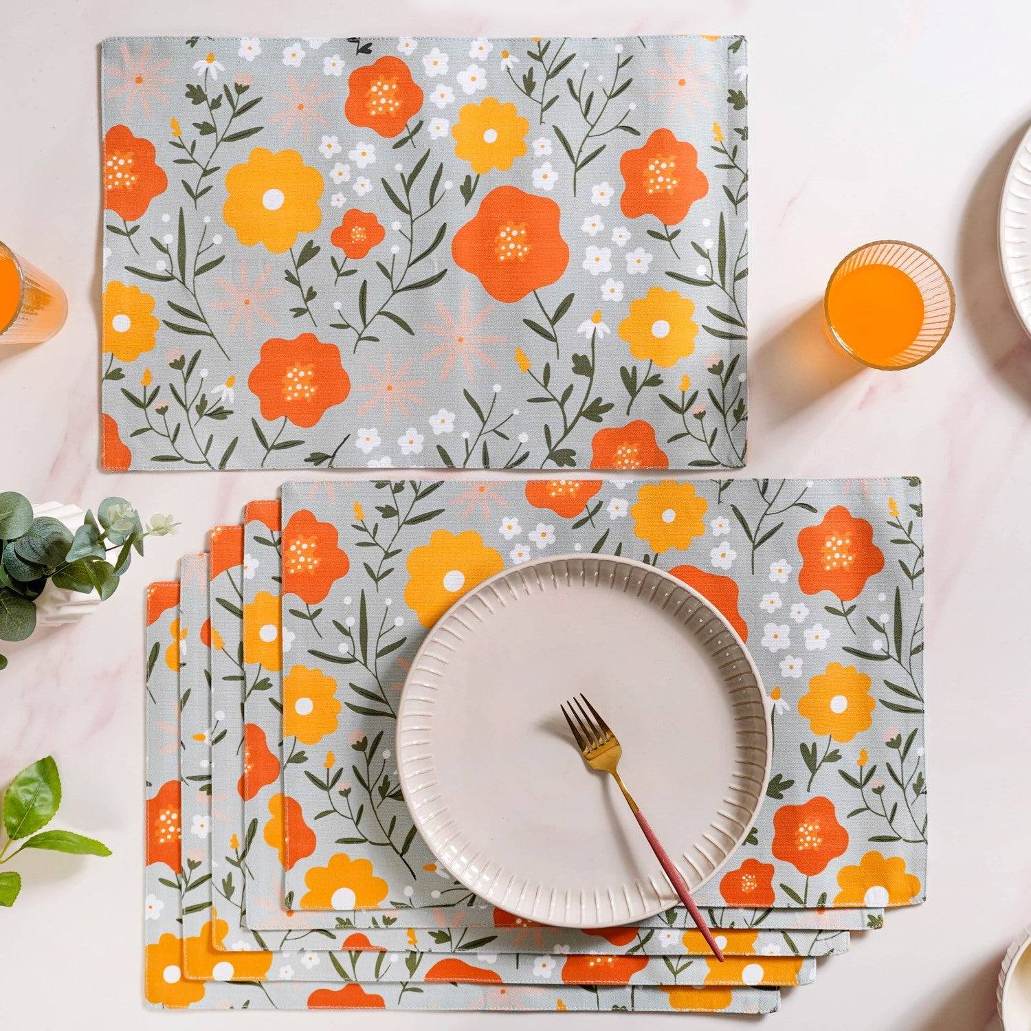 Arancia Premium Place Mat Set Of 6