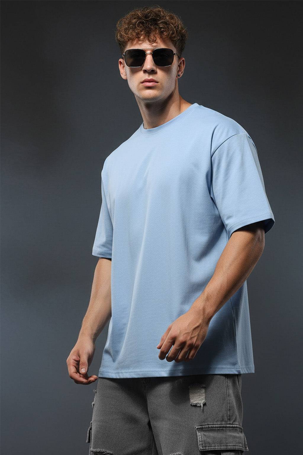 Need Space Dutch Canal Oversized Back Graphic Printed T-shirt