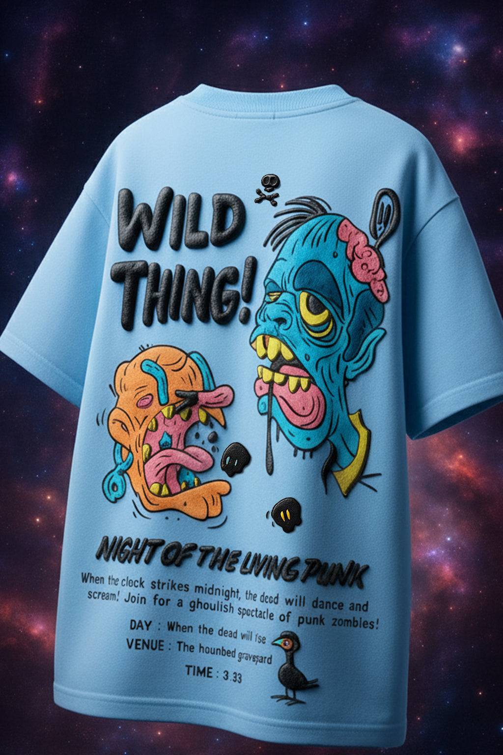 Wild Thing Dutch Canal Oversized Puff Printed Exclusive T-shirt