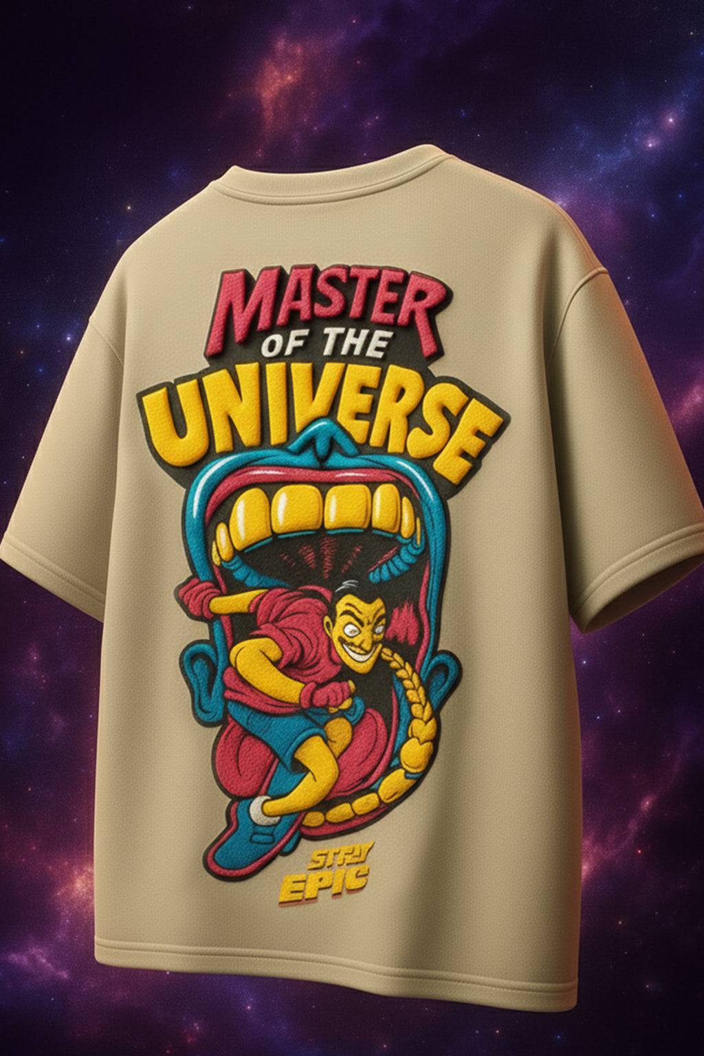 Master Of The Universe Swanwhite Oversized Puff Printed Exclusive T-shirt