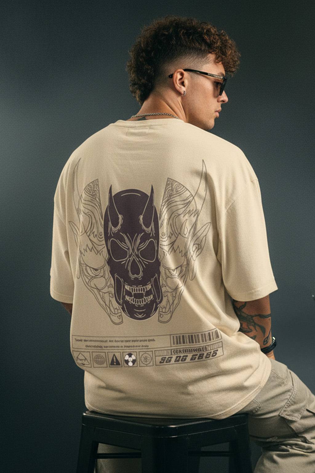 Phobia Swanwhite Oversized Graphic Printed T-shirt