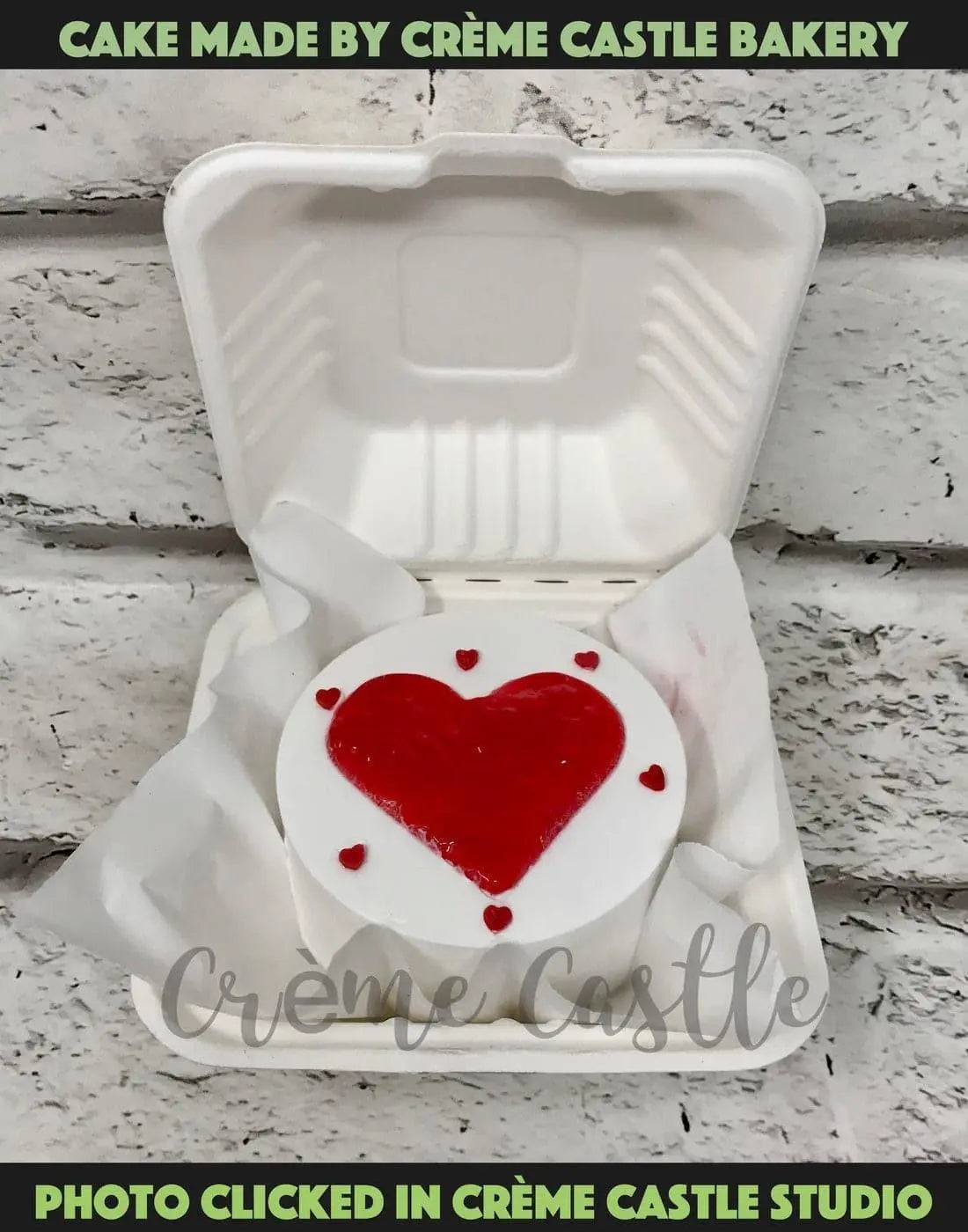 Big Heart Bento Cake