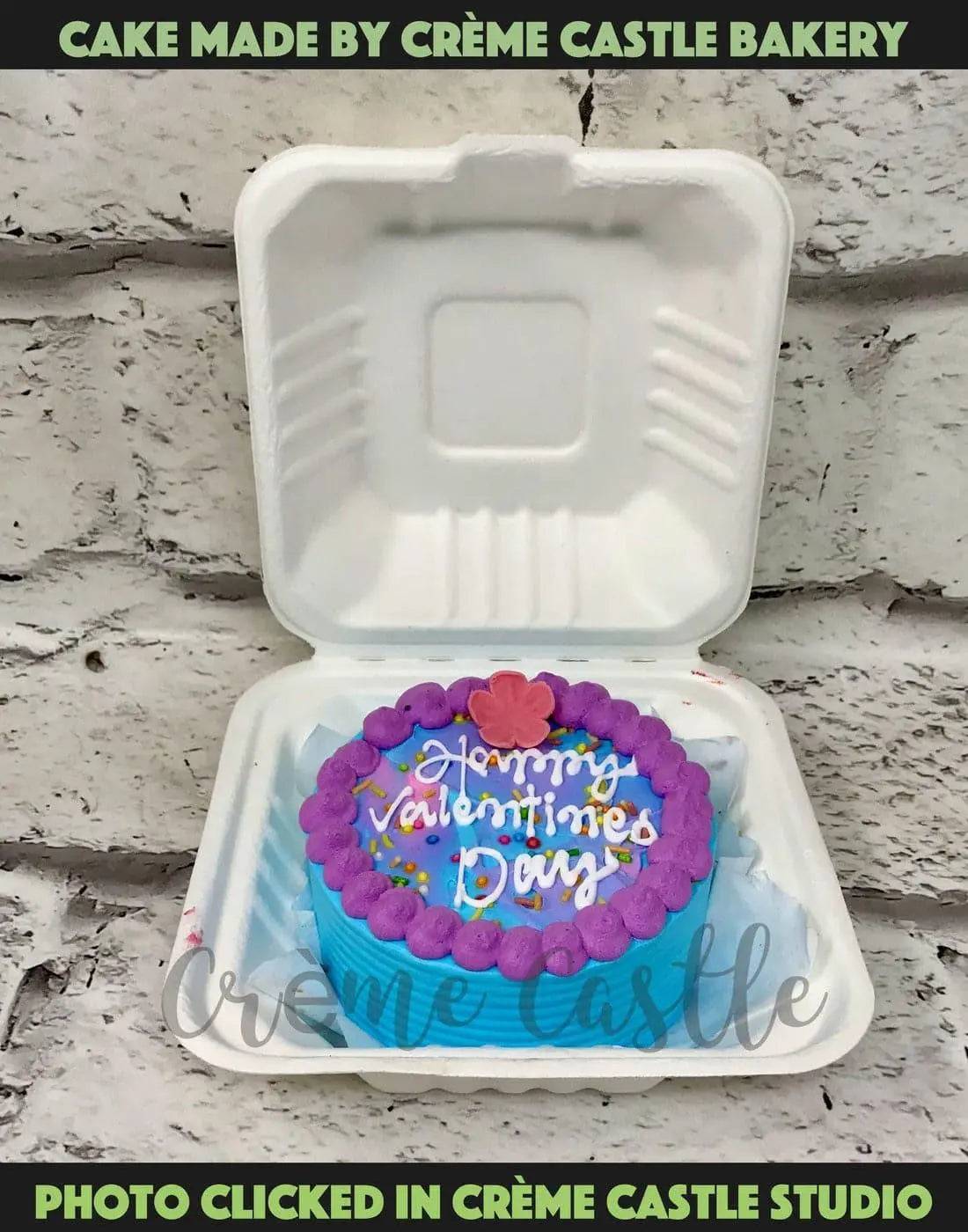 Blue Purple Bento Cake