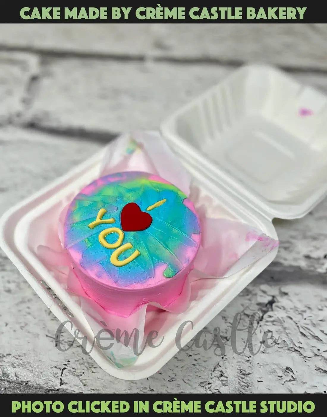 Pink Blue Bento Cake