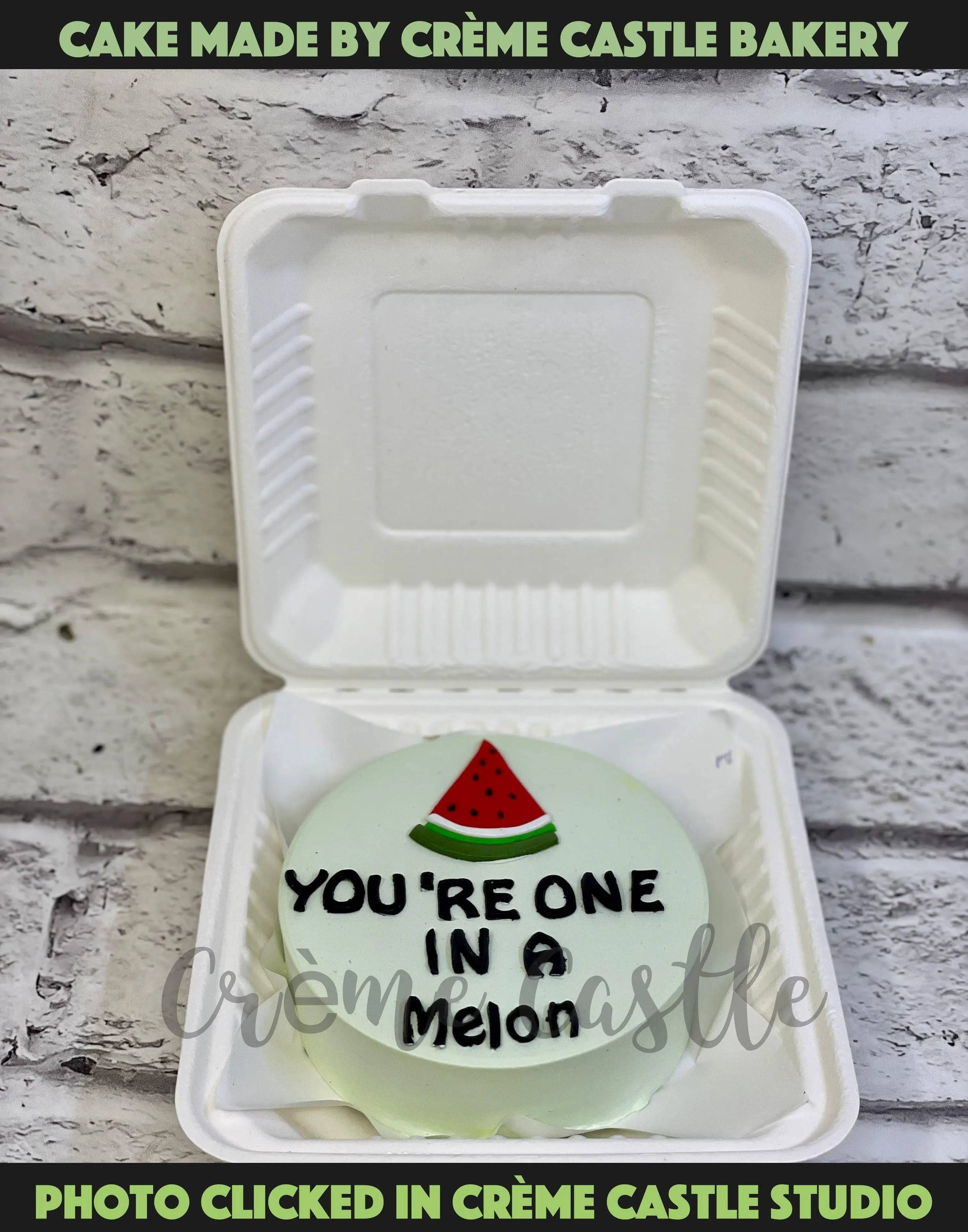 One in Melon Bento Cake