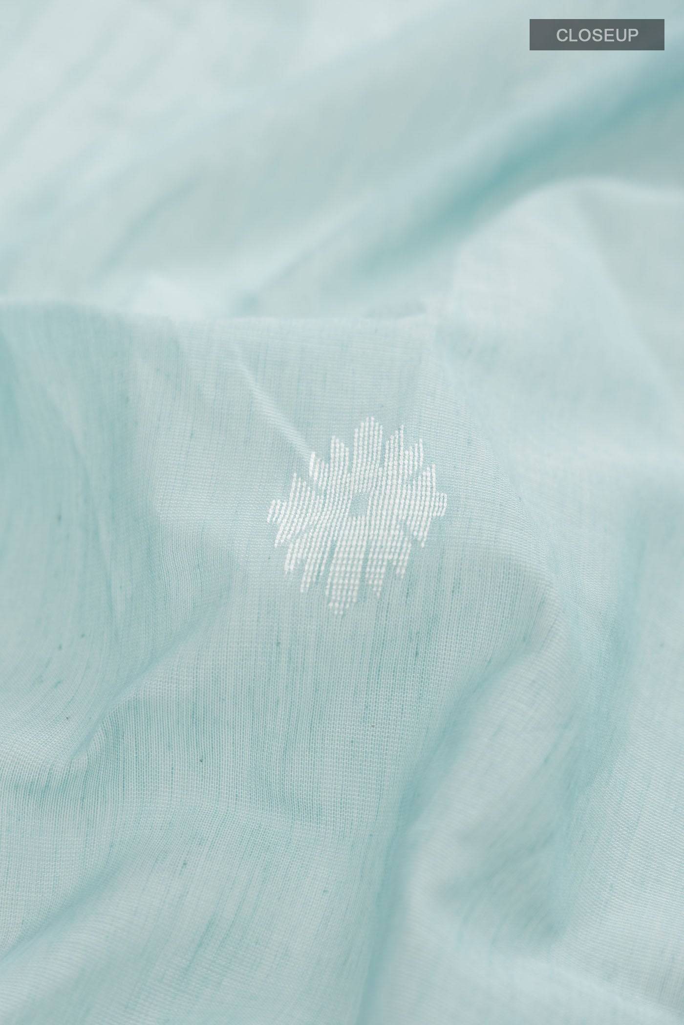 Aaheli-Sky Blue Bengal Cotton Saree Buy at ₹2480