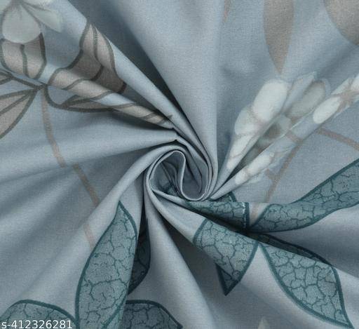 Premium Floral Printed Bedsheet Set – Soft Cotton Feel with 2 Pillow Covers – Elegant Pastel Blue Design Buy @ ₹1799