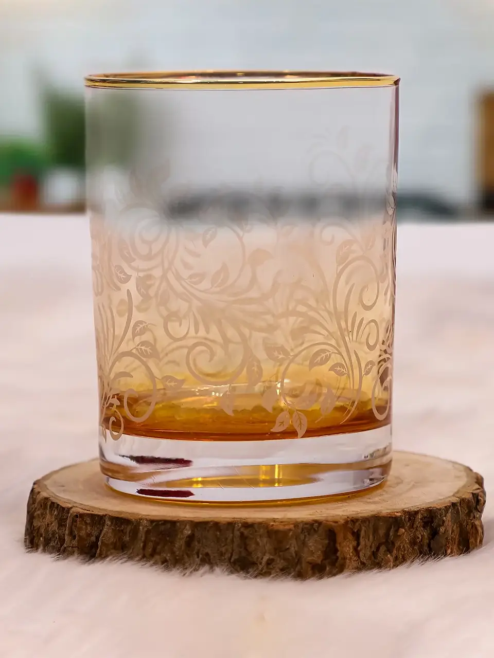 Blluex Elegant Bloom Clear Glass Set Buy @ ₹3232