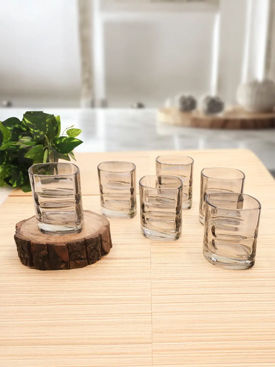 Blluex Crystal Wave Drinking Glass Set Buy @ ₹1320