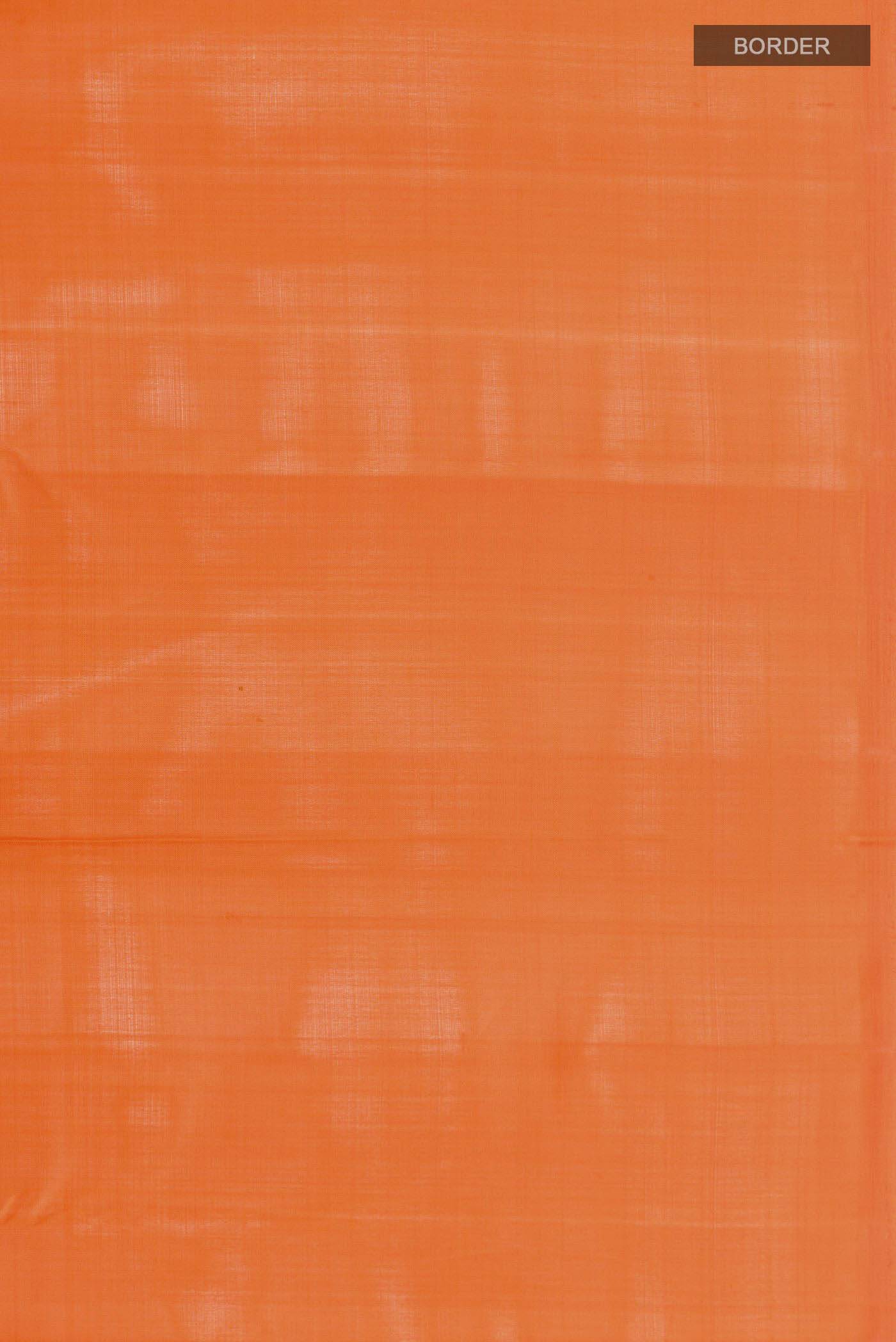 Orange Kanchipuram Silk Saree Buy at ₹6441