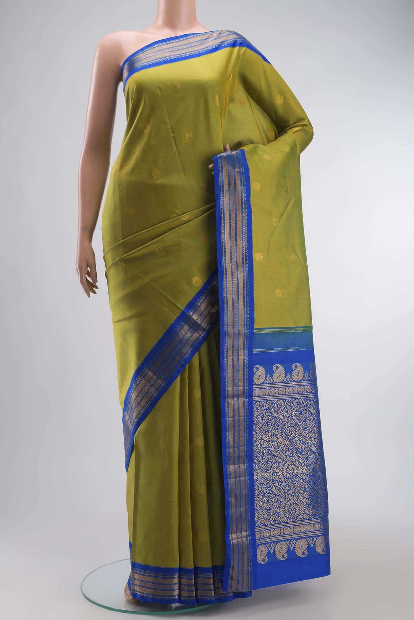 Green Kanchipuram Silk Saree Buy at ₹29840