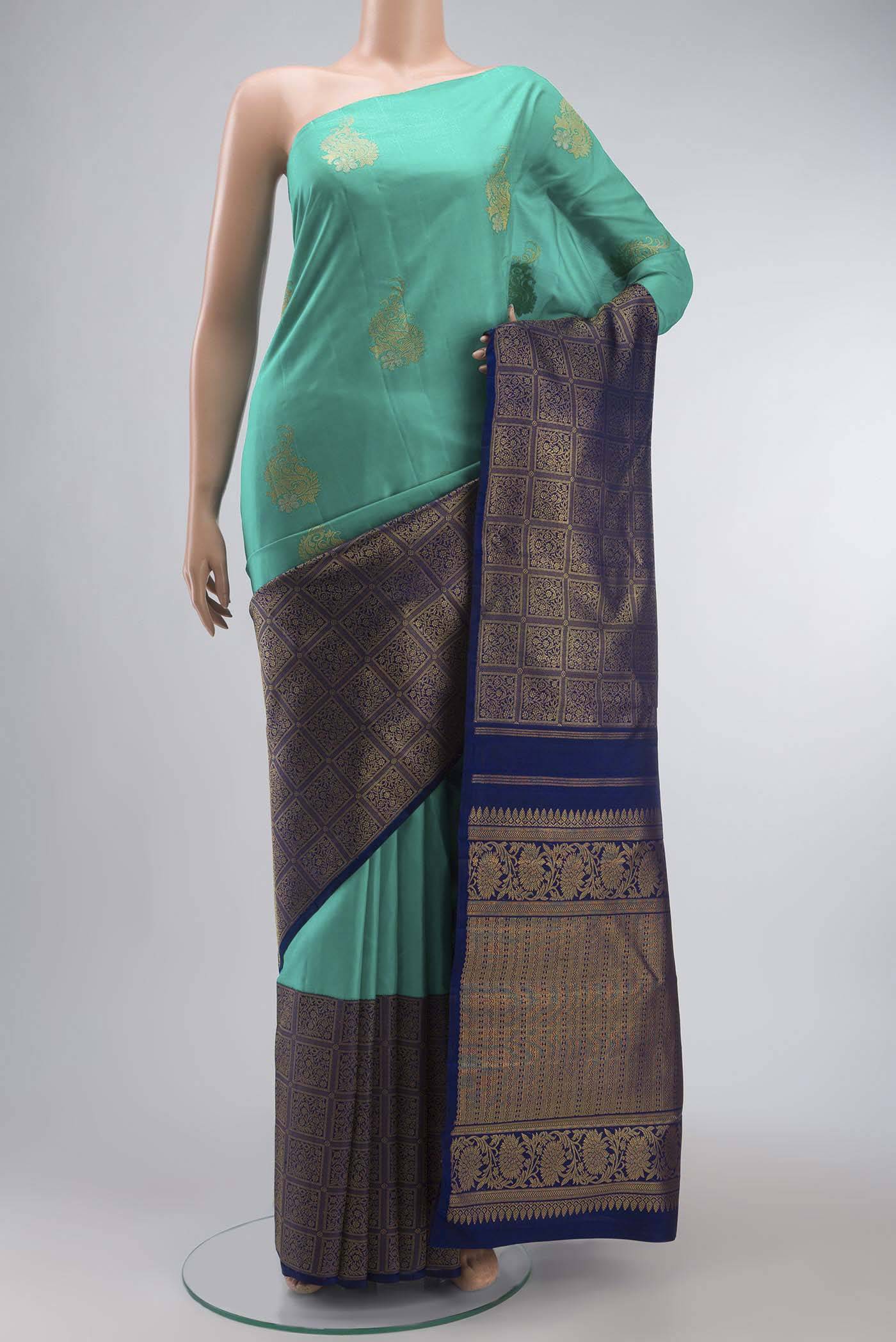 Green Kanchipuram Silk Saree Buy at ₹29954