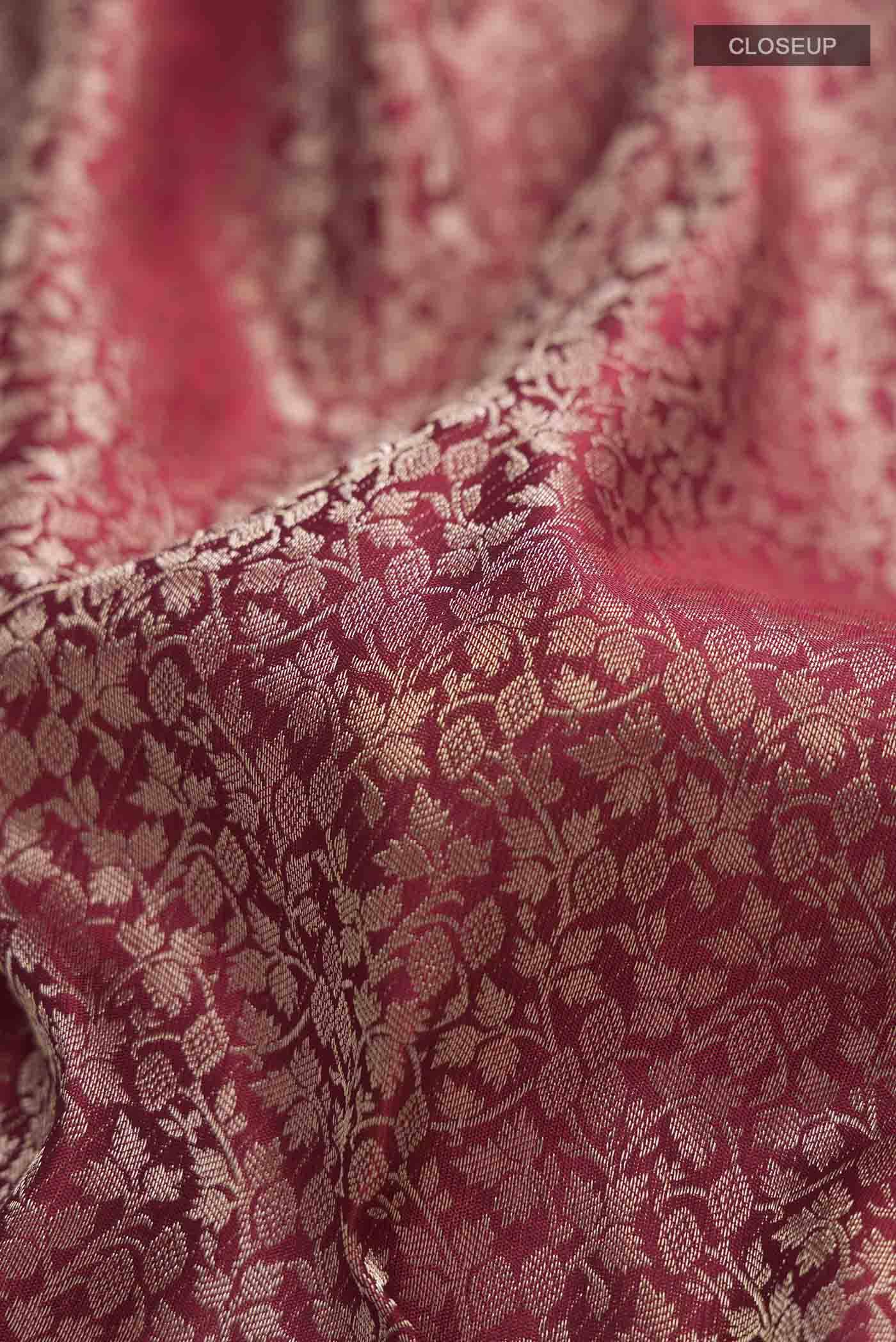 Maroon Kanchipuram Silk Saree Buy at ₹13299