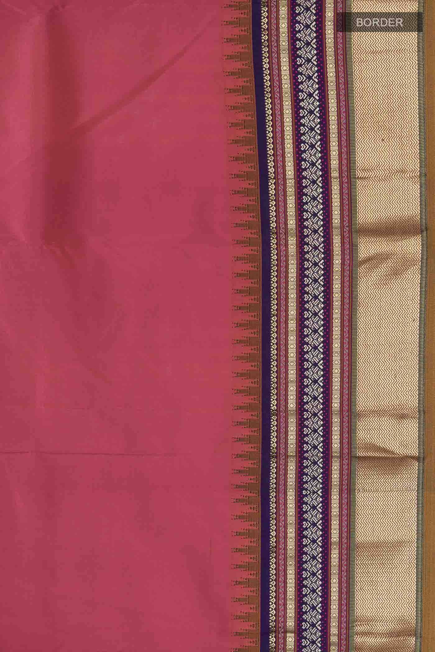 Pink Bangalore Silk Saree Buy at ₹9622