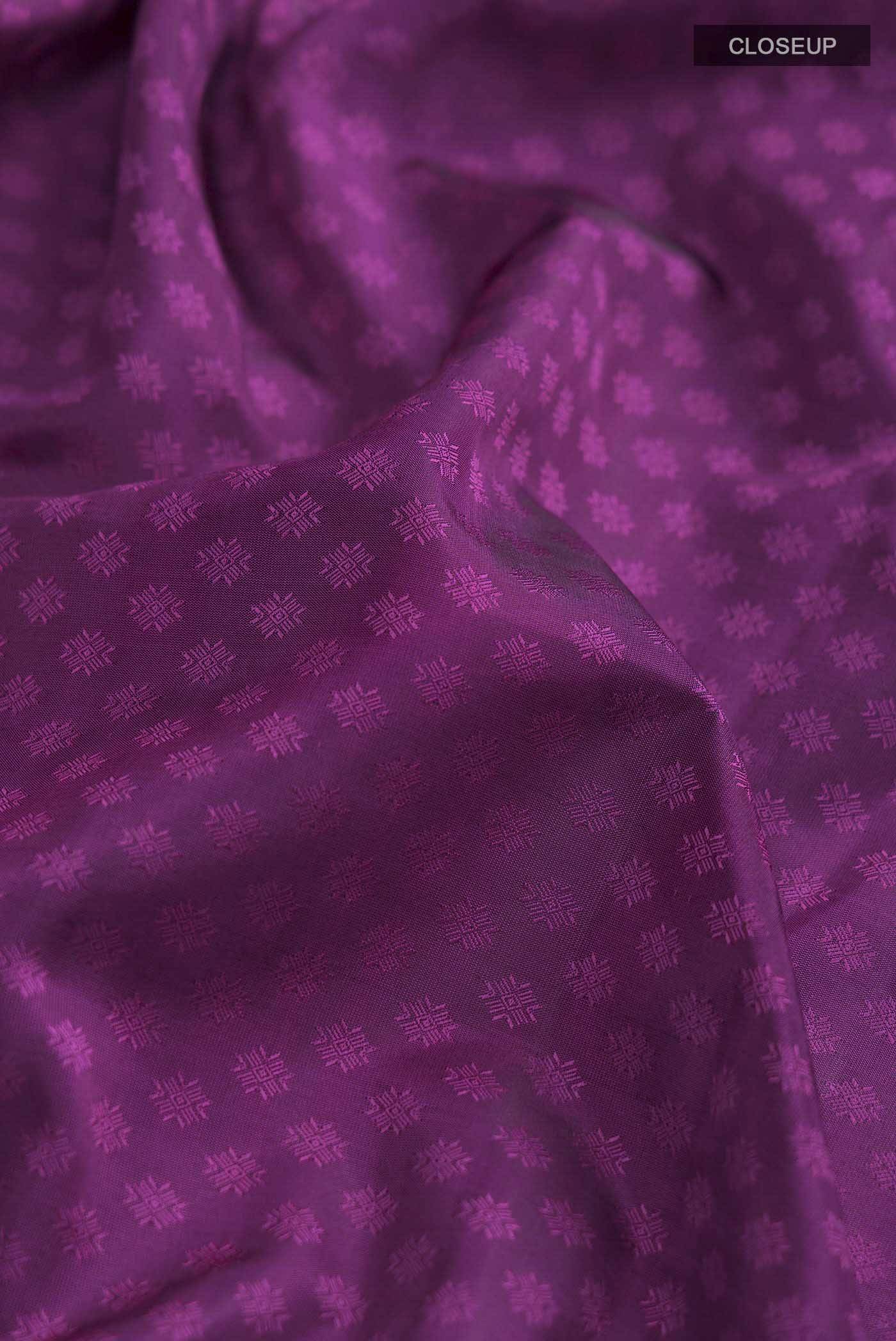 Purple Kanchipuram Silk Saree Buy at ₹9189