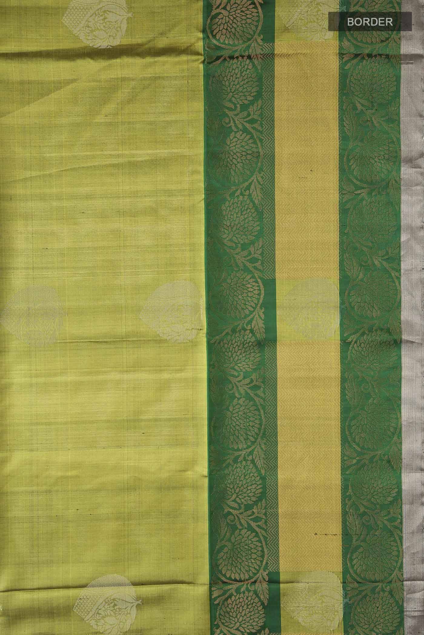Green Soft Silk Saree Buy at ₹12371