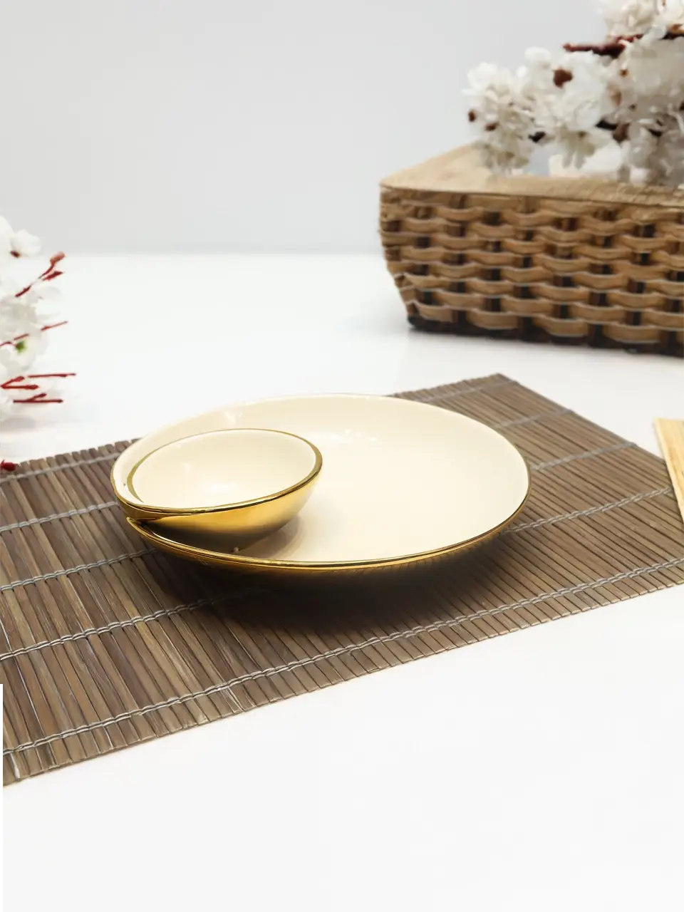 Blluex Golden Charm Tray Set Buy @ ₹1540