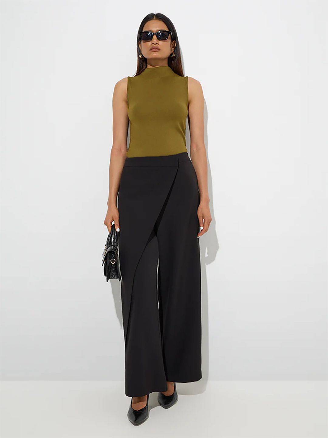 Kotty High Neck Fitted Top