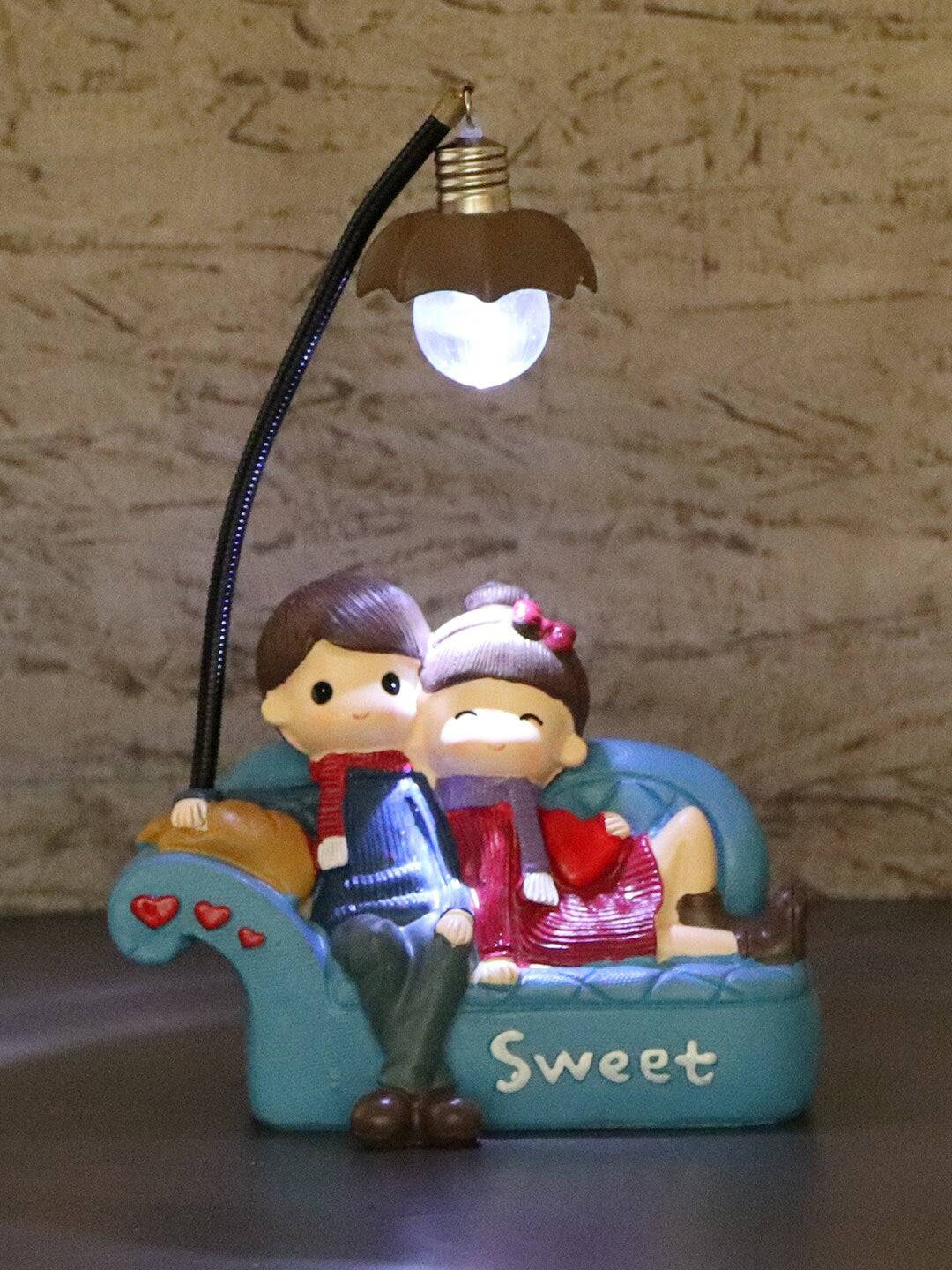 Blue & Red Romantic Love Couple