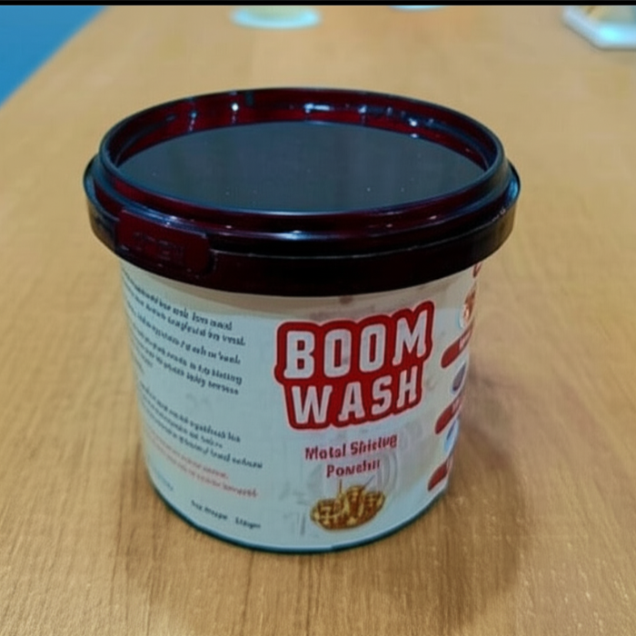 Boom Wash Metal Shining Powder – Multi-Metal Cleaner for Copper, Brass, Steel, Silver, Aluminium & Iron with Anti-Tarnish Formula Buy @ ₹99