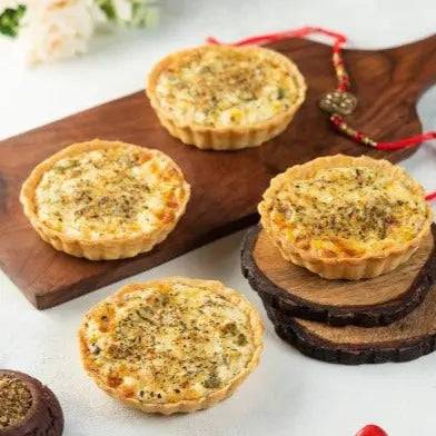 Box of Four Exotic Veggies Quiches